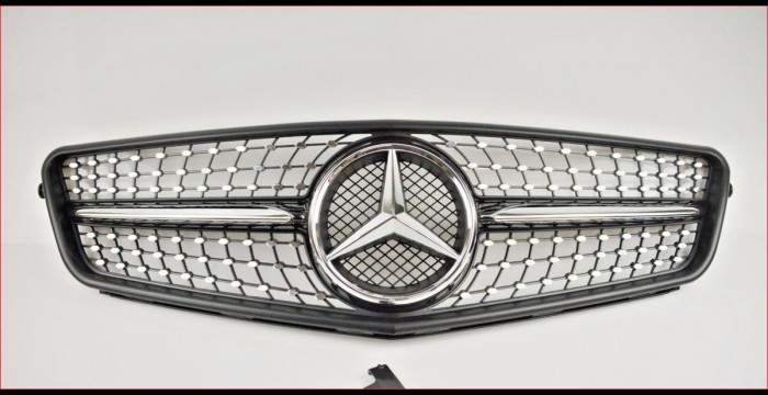 Custom Mercedes C Class Sedan Grill (2008 - 2013) - $299.00 (Part #MB-055-GR)